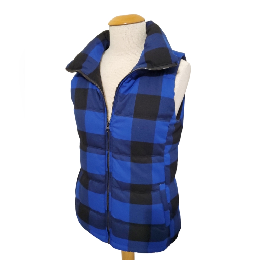 Old Navy Plaid Winter Vest
